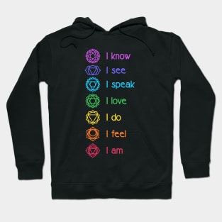 Chakra Affirmation Hoodie